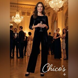 Chico's Elegant Black Jumpsuit